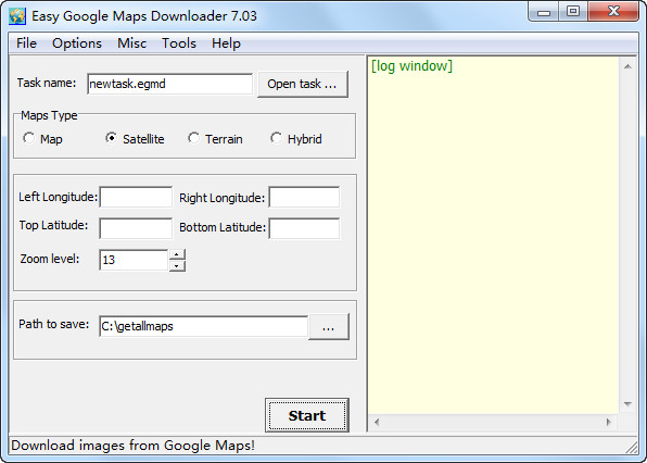 地图下载工具(Easy Google Maps Downloader