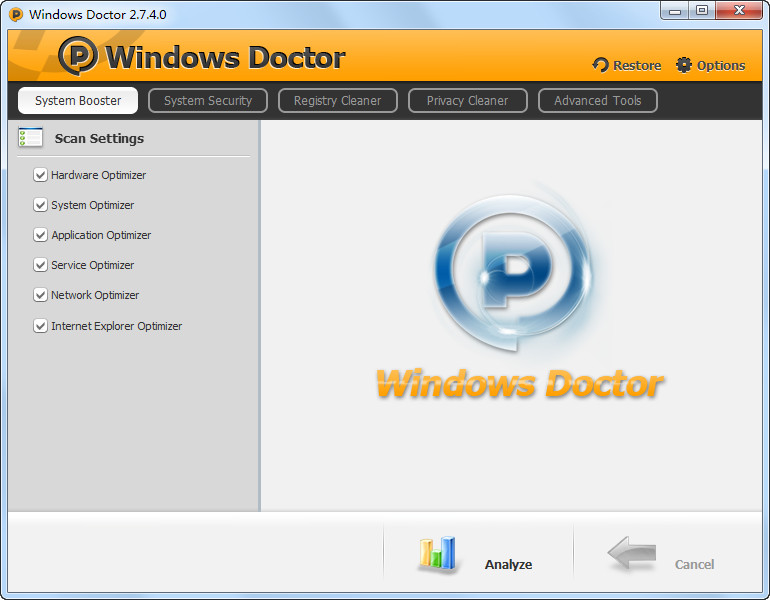 Windows Doctor(ϵͳȫŻ)ͼ0
