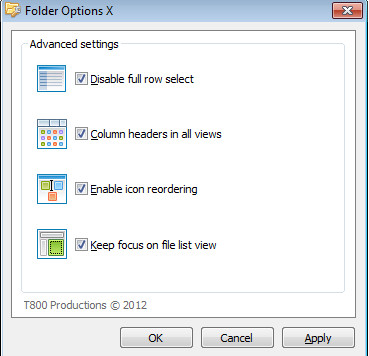 Folder Options X(Win7ļйǿ)ͼ0