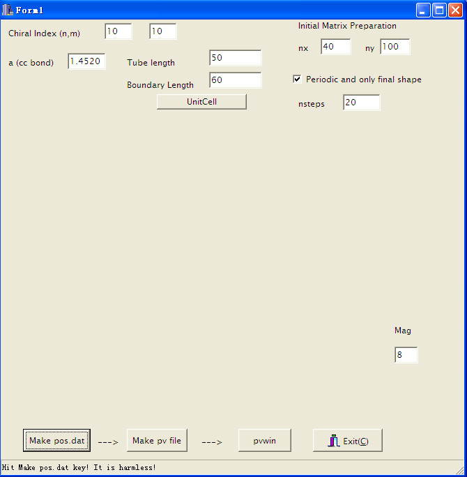 ̼{׹Сܛ(Nanotube coordinate generator)؈D0