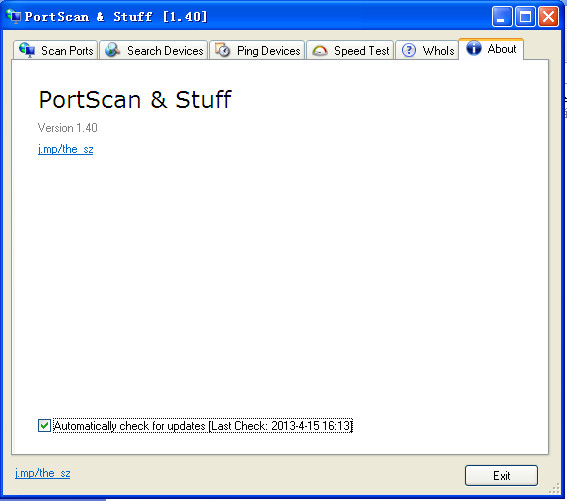局域网ip扫描工具(SZ PortScan)V1.4 绿色免费
