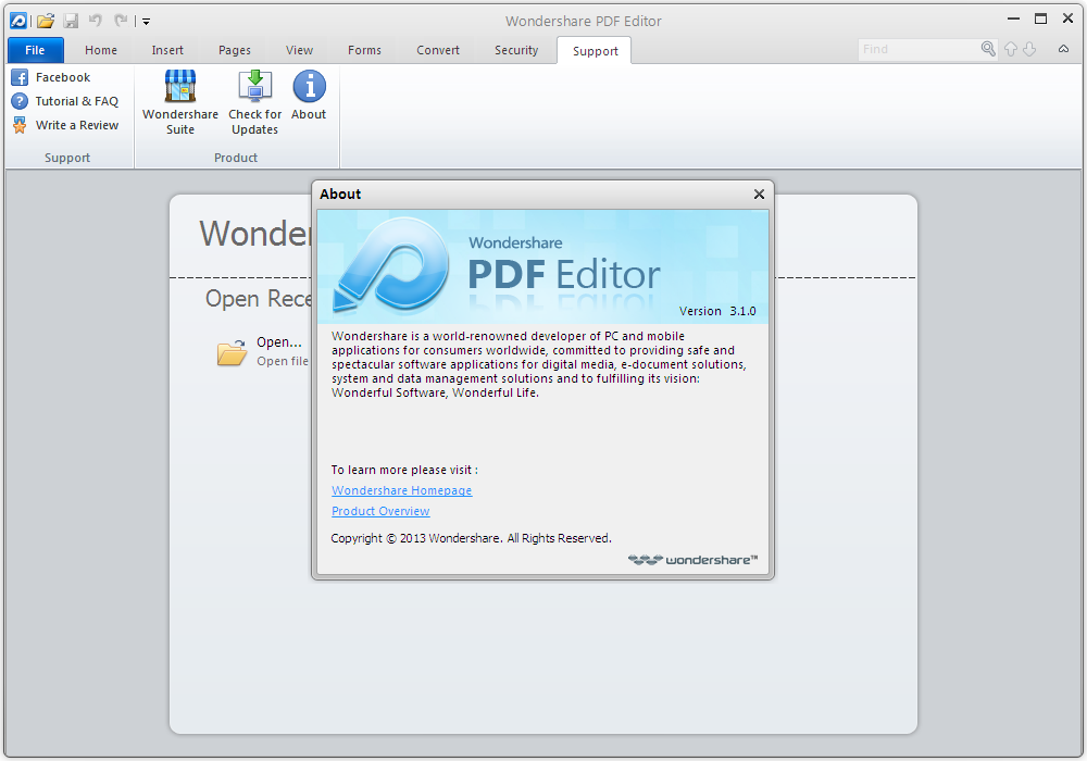 PDF༭(Wondershare PDF Editor)ͼ1
