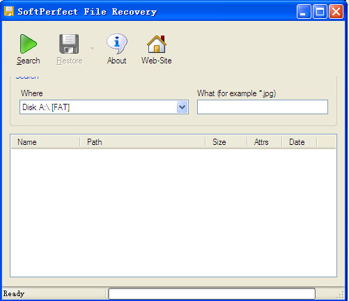 ɾļָ(SoftPerfect File Recovery)ͼ0