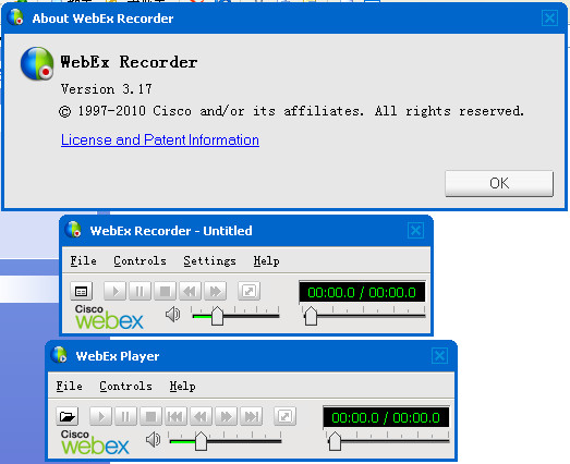 Ļ¼(WebEx Recorder and player)ͼ0