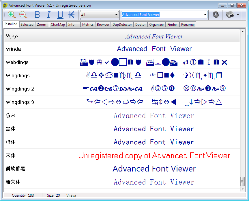 (Advanced Font Viewer)ͼ2