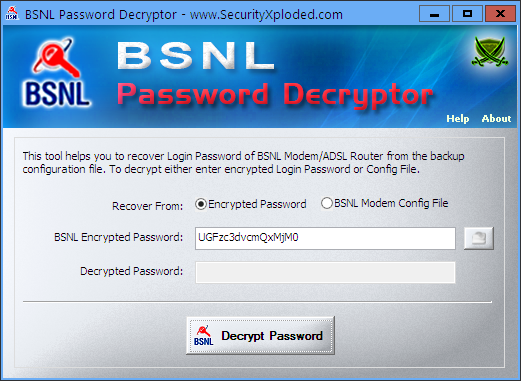 BSNLָ(BSNL Password Decryptor)ͼ0