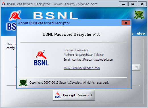 BSNLָ(BSNL Password Decryptor)ͼ1