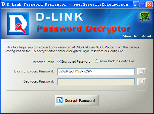D-Linkָ(D-Link Password Decryptor)ͼ0