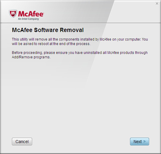 McAfeea(chn)Ʒжd(McAfee Software Removal)؈D0