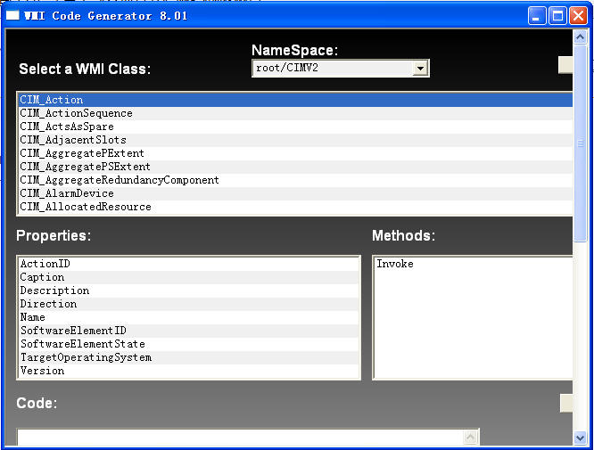 WMI(WMI Code GeneratorZ)ͼ0