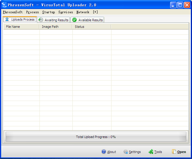 ɨ鶾(PhrozenSoft VirusTotal Uploader)ͼ0