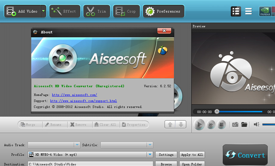 Ƶת(Aiseesoft HD Video Converter)ͼ1
