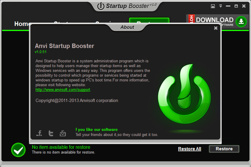 ٹ(Anvi Startup Booster)ͼ2