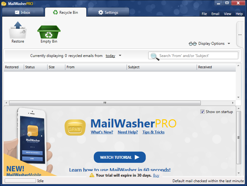 ʼ(MailWasher Pro)ͼ1