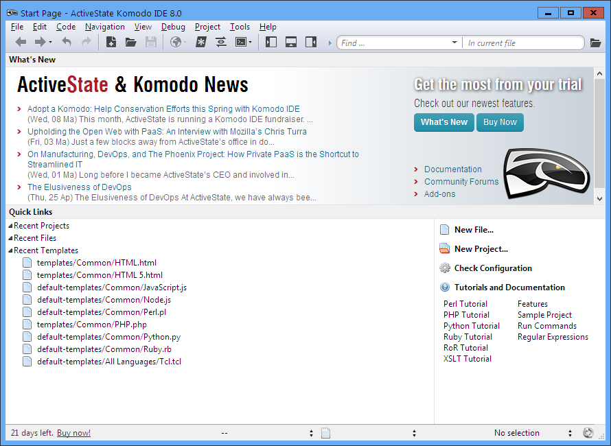 IDE̹(ActiveState Komodo IDE)ͼ0