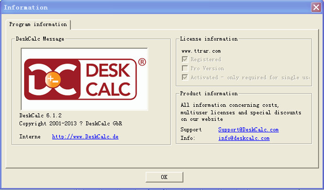 ֽʽ(DeskCalc Portable)ͼ1