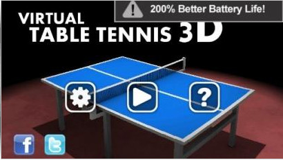 Virtual Table Tennis 3D(3Dƹ׿)ͼ