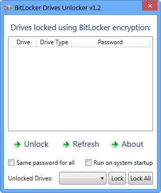 ̷ܹ(BitLocker Drives Unlocker)ͼ0