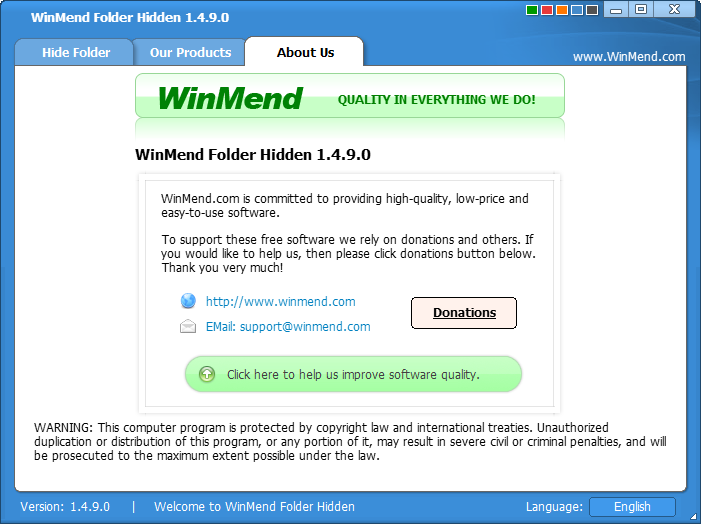 ļ/ļ(WinMend Folder Hidden)ͼ1