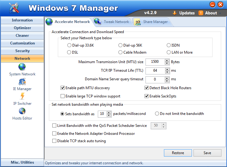 Win7ܹ(Windows 7 Manager)ͼ2