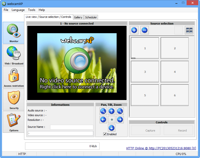 ͷƵ׽(WebcamXP Pro)ͼ0