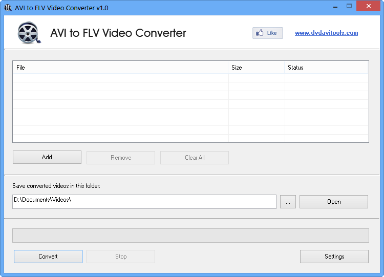 Ƶת(AVI to FLV Video Converter)ͼ0