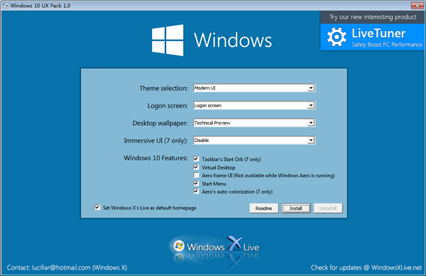 Windows 10 UX Pack(win10)ͼ0