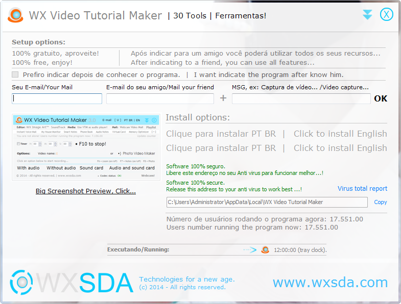 视频教程制作软件(WX Video Tutorial Maker)截图0