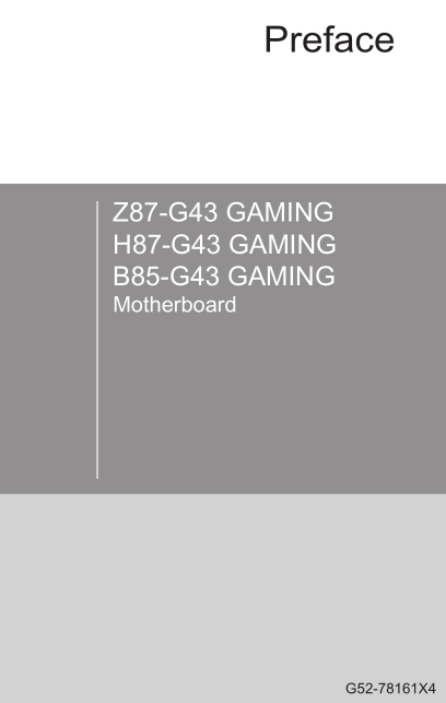 ΢Z87-G43 GAMING(ϵ)ûʹ˵ͼ0