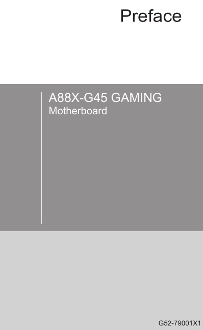 ΢A88X-G45 GAMINGûʹ˵ͼ0