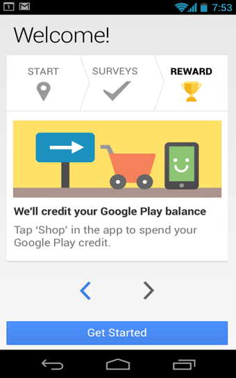 ȸ膖{(dio)ܛ(Google Opinion Rewards)؈D