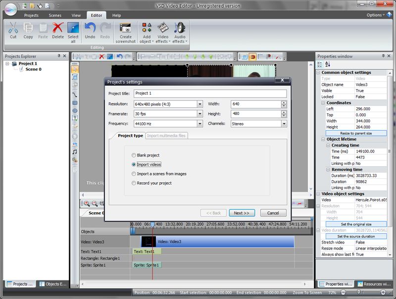 VSDC Free Video Editor(Ƶ༭)ͼ2