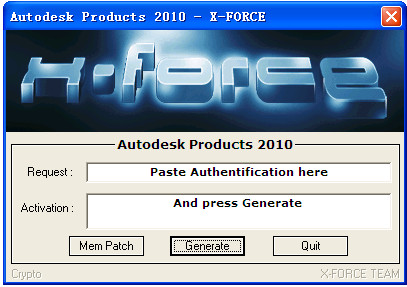cad2010 注册机 (AutoCAD 2010简体中文版注册机)截图0