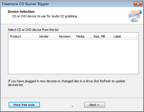 CD¼(Freemore CD Burner Ripper)ͼ1