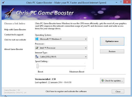 Chris-PC RAM Booster 7.07.19 download the new for mac
