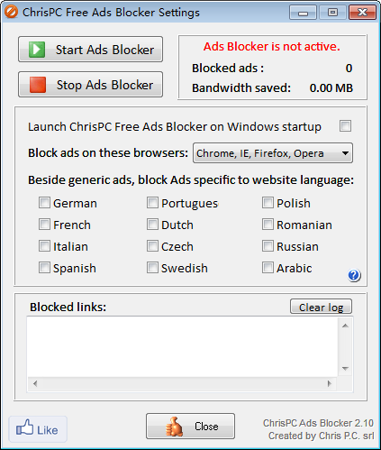 Ƶȥ(ChrisPC Free Ads Blocker)ͼ0