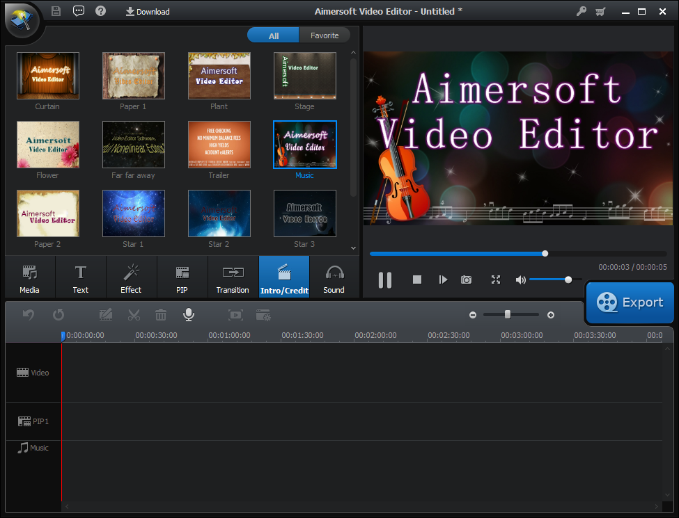 Ƶ(Aimersoft Video Editor)ͼ2