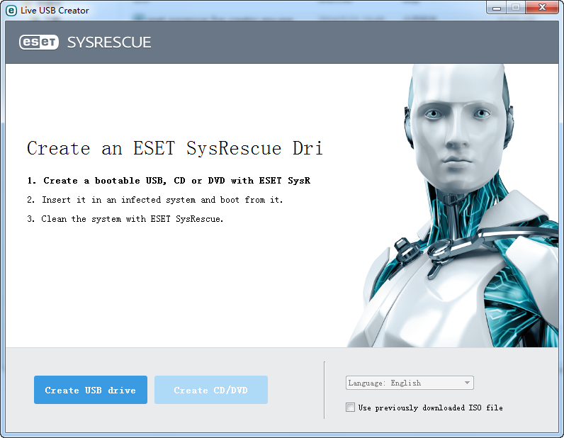 ɱU(ESET SysRescue Live USB Creator)ͼ0