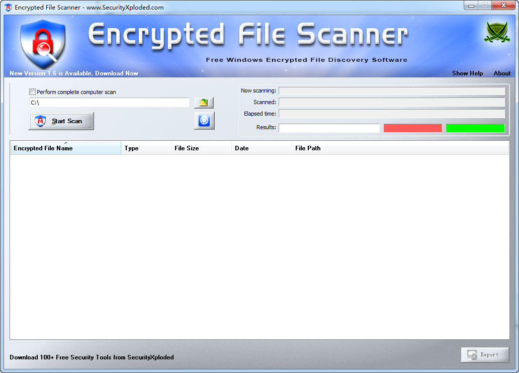 Լļɨ(Encrypted File Scanner)ͼ0