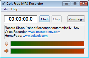 MP3¼(Cok Free MP3 Recorder)ͼ0