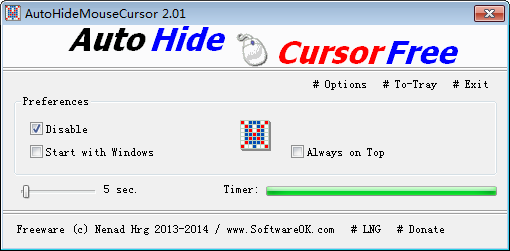 AutoHideMouseCursor 5.51 download the last version for mac
