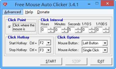 Զ(Free Mouse Auto Clicker)ͼ0