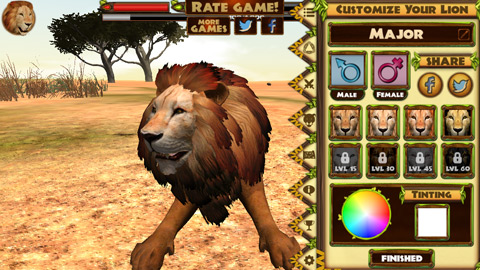 ռʨģ(Ultimate Lion Simulator)ͼ