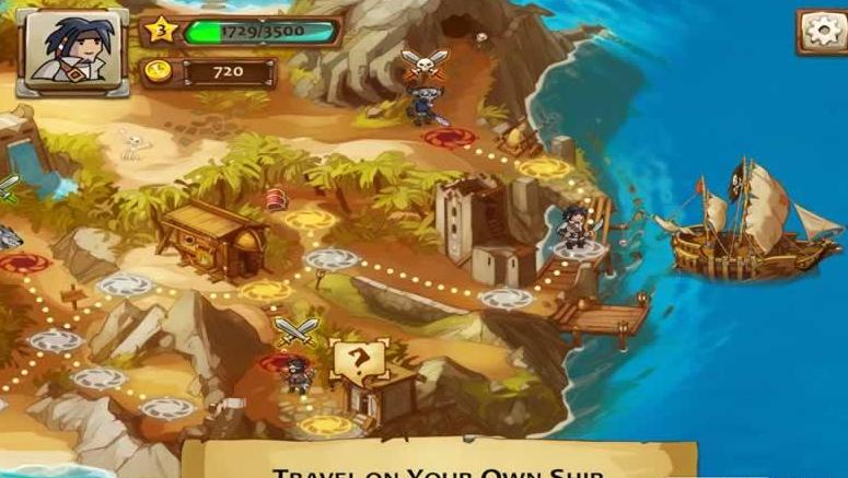 大陆海盗攻略|勇者大陆海盗(Braveland Pirate)