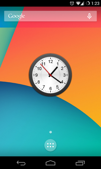 Animated Analog Clock Widget(ʱ)ͼ1