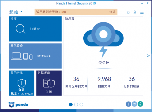 ȫ(Panda Internet Security 2016)ͼ1