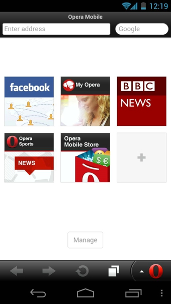 Opera Mobile for Androidͼ