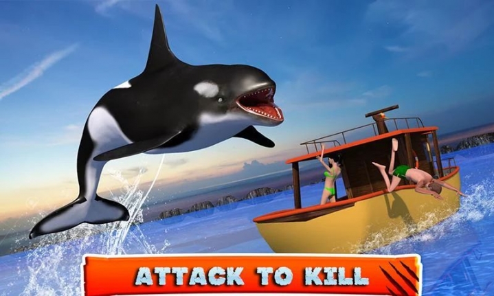 Killer Whale Beach Attack 3D(ɱ˾̲3Dر)ͼ