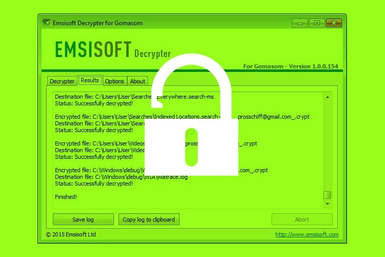 Gomasom(Emsisoft Decrypter For Gomasom)ͼ0