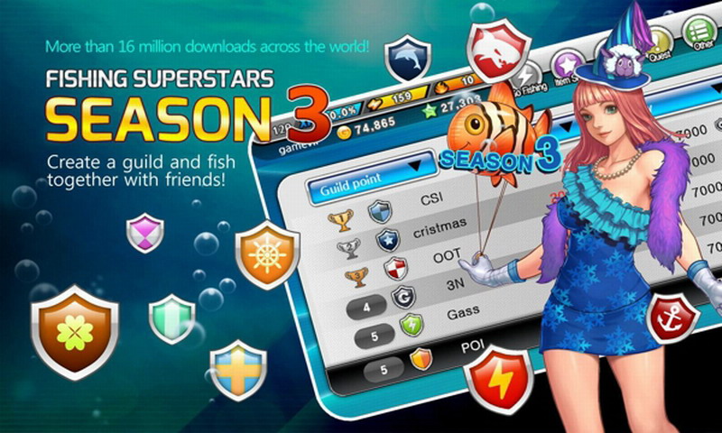 �����ʦ���԰�(Fishing Superstars)��ͼ